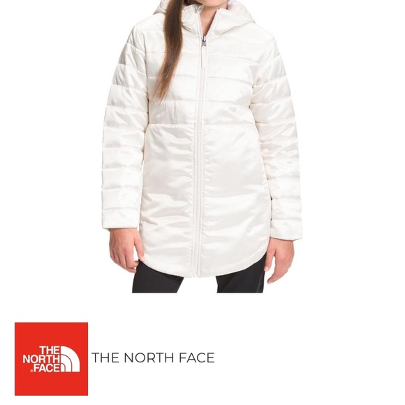 NWT The North Face Girls Print Reversible Mossbud Swirl Parka - Picture 7 of 7
